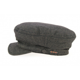 Marin Peabody Brown Cotton Cap - Stetson