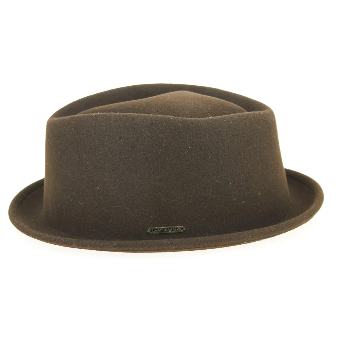 Chapeau Porkpie Veradale Feutre Laine Marron- Stetson Reference : 2516 | Chapellerie Traclet