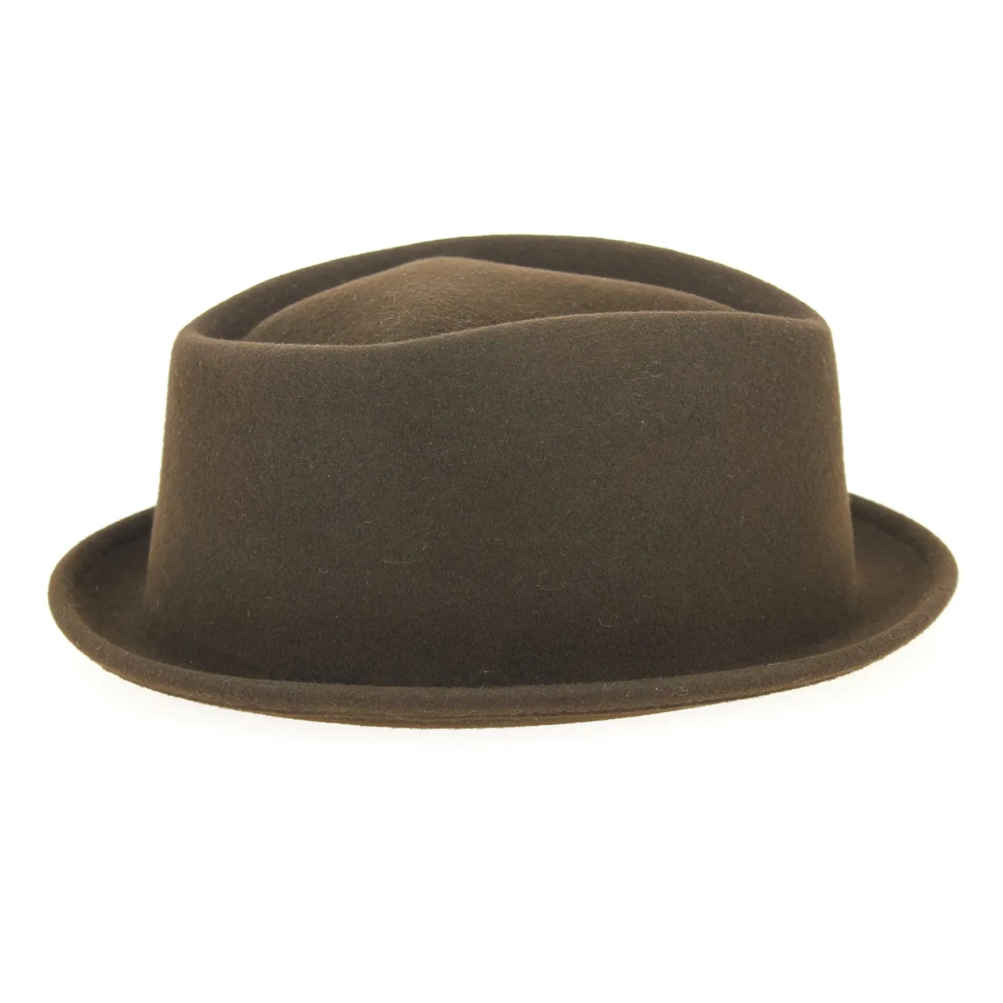 Porkpie Hat Veradale Wool Felt Brown - Stetson Reference: 2516 | Traclet Hat Shop