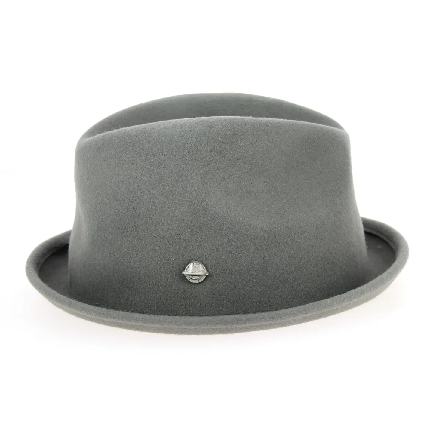 Chapeau Porkpie Spearfish Feutre Laine Gris- Stetson  Reference : 4500 | Chapellerie Traclet