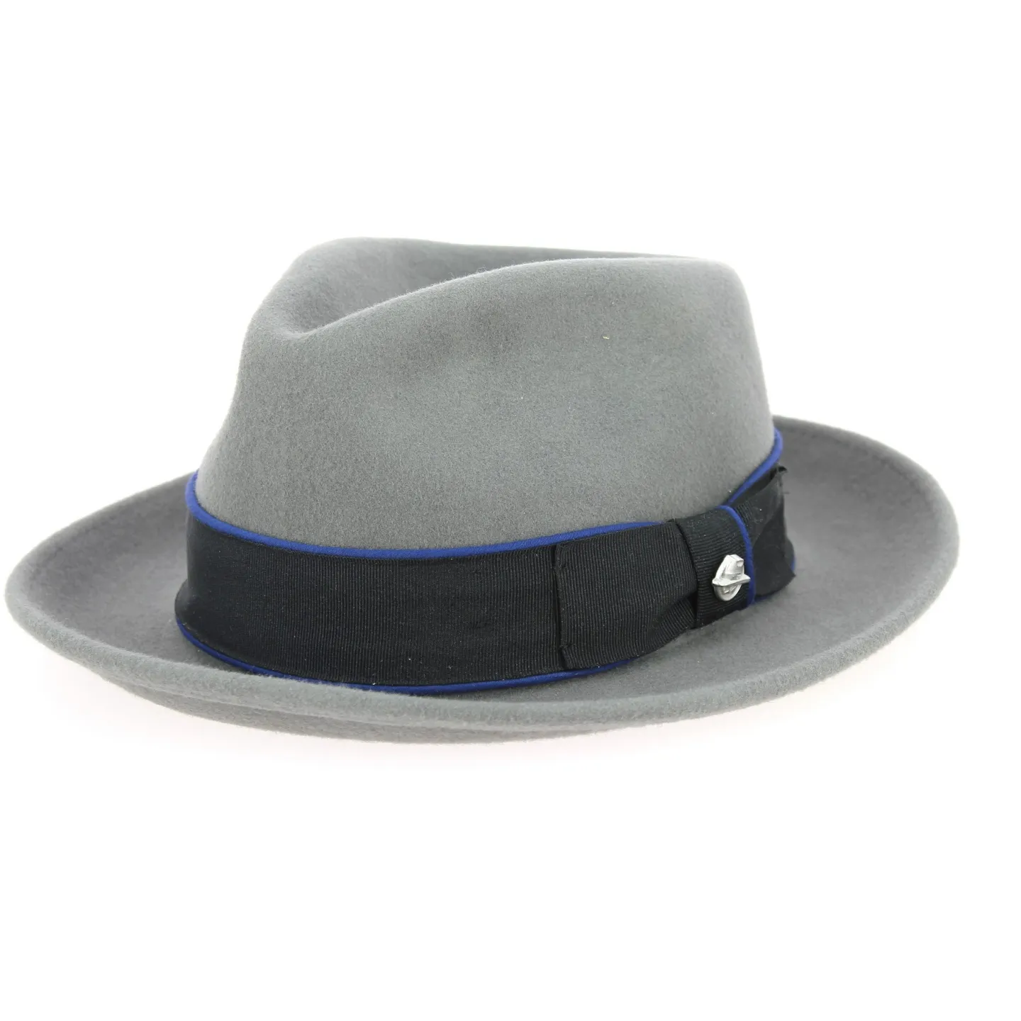 Chapeau Fedora Raymond Feutre Laine Gris- Stetson  Reference : 4501 | Chapellerie Traclet