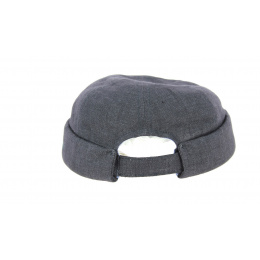 Bonnet Docker Buléon Lin Bleu- Stetson