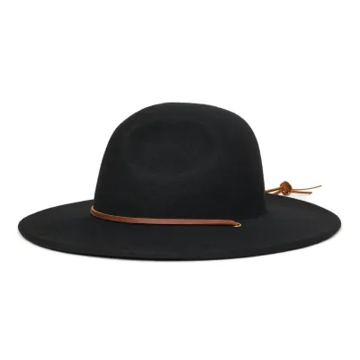 Chapeau Tiller Feutre Noir - Brixton Reference : 2639 | Chapellerie Traclet