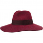Capeline Piper Felt Wool Wine- Brixton 