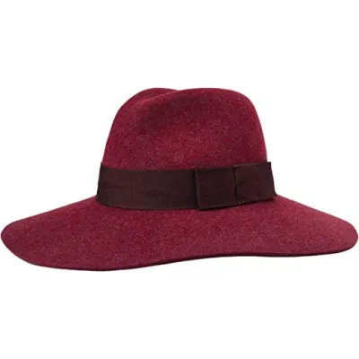 Capeline Piper Feutre Laine Lie de Vin- Brixton Reference : 5323 | Chapellerie Traclet