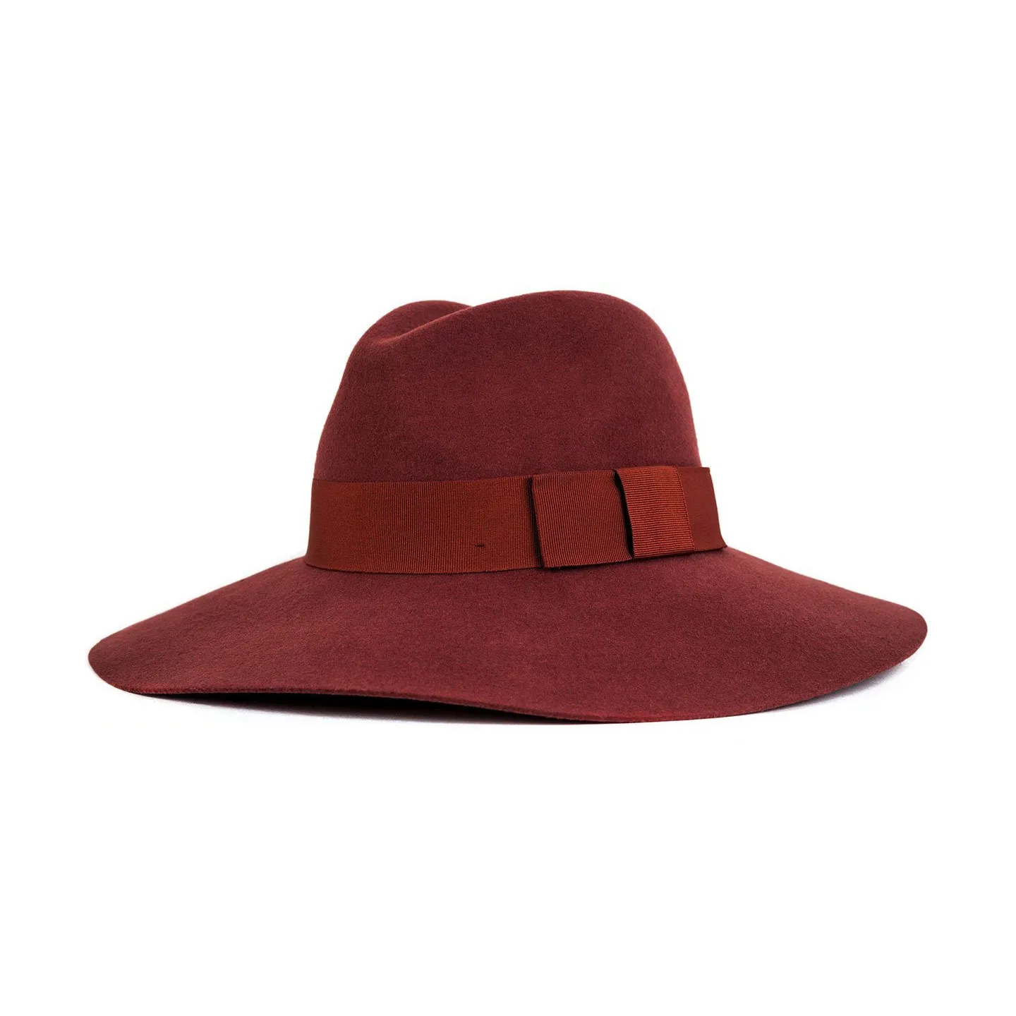Capeline Piper Feutre Laine Merlot-Brixton  Reference : 5146 | Chapellerie Traclet