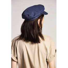 Ashland Navy Blue Sailor Cap - Brixton