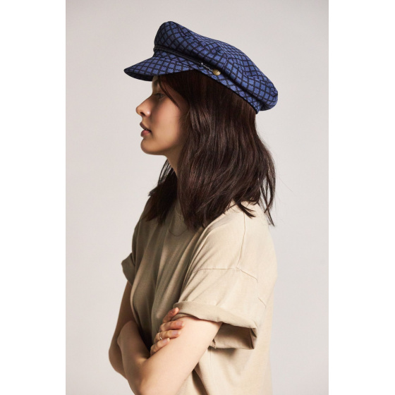 Ashland Navy Blue Sailor Cap - Brixton