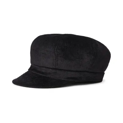 Casquette Montréal Velours Noire- Brixton Reference : 9253 | Chapellerie Traclet