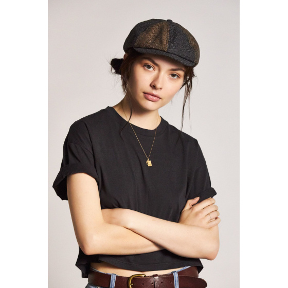 Casquette Brood Coton Marron & Gris- Brixton