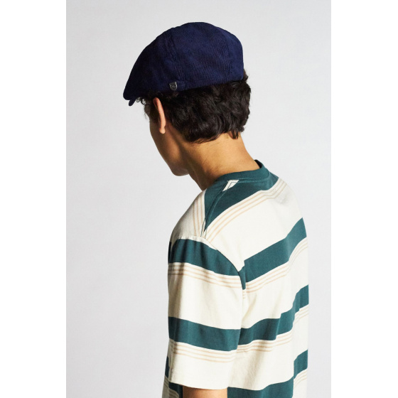 Casquette Brood Coton  Bleu Patriote- Brixton