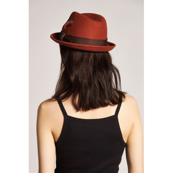 Chapeau Trilby Gain Feutre Laine Picante- Brixton
