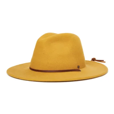 Traveller Field Hat Wool Felt Mustard - Brixton Reference: 8193 | Traclet Hat Shop