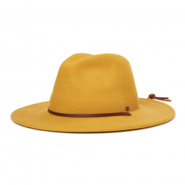 Traveller Field Hat Wool Felt Mustard - Brixton