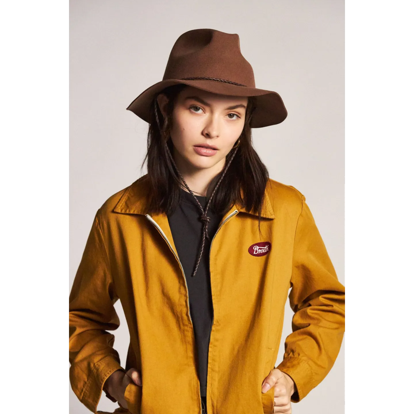 Chapeau Fedora Freeport Feutre Laine Bison - Brixton Reference : 6016 | Chapellerie Traclet