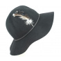 Black Wool Felt Jethro Hat - Brixton