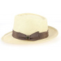 Presley Natural Paper Straw Fedora Hat - Brixton