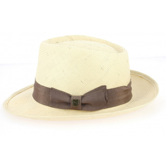Chapeau Fedora Presley Paille Papier Naturel - Brixton