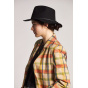 Black Wool Felt Wesley Traveller Hat - Brixton