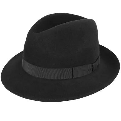 Chapeau Fedora Winters Noir -Bailey Reference : 9722 | Chapellerie Traclet