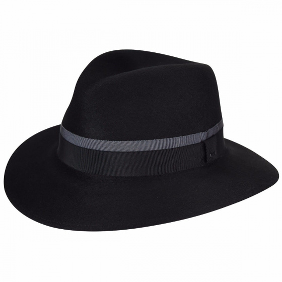 Black Barkley Fedora Hat - Bailey