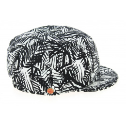 Romy Newsboy Cap Cotton Leaf Print - Mayser