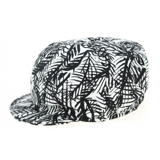 Casquette Gavroche Romy Coton Imprimés Feuilles- Mayser  Casquette Gavroche Romy Coton Imprimés Feuilles- Mayser