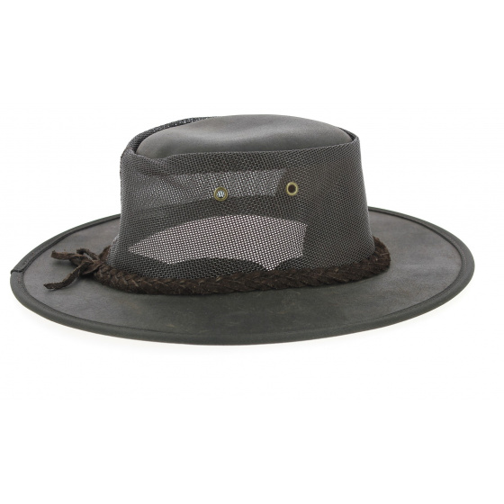 Australian Hat Foldaway Cooler Oiled Brown - Barmah