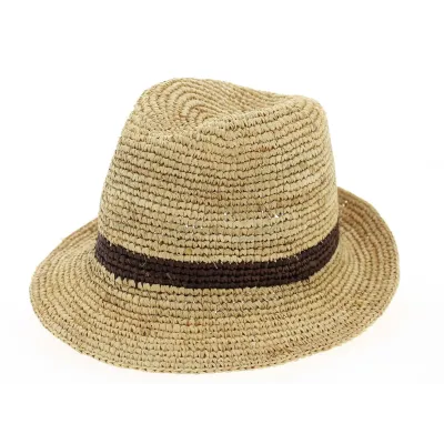 Christys Natural Straw Bude Trilby Hat Reference: 1939 | Traclet Hat Shop