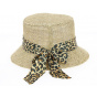 Marols Natural Straw Cloche Hat - Traclet
