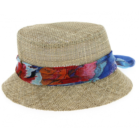 Marols Natural Straw Cloche Hat - Traclet Marols Natural Straw Cloche Hat - Traclet