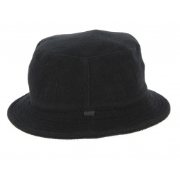 Black Rubber Bucket Hat - Qhuit
