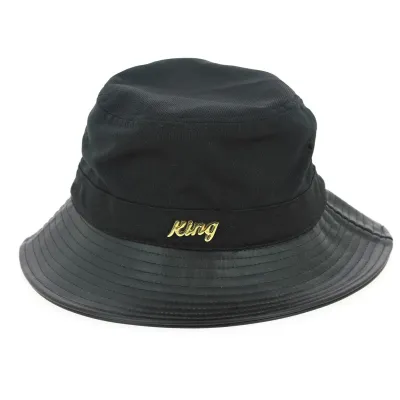 Black Bucket Hat - King Apparel  Reference : 6842 | Traclet Hat Shop