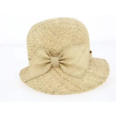 Chapeau Cloche Alba Paille Naturelle- Traclet  Reference : 9740 | Chapellerie Traclet