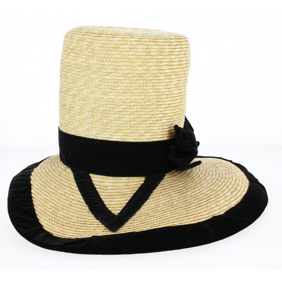 Folkloric Straw Top Hat - Traclet