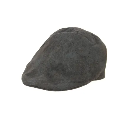 Casquette Ducky Cuir Chocolat- Aussie Apparel  Reference : 9742 | Chapellerie Traclet
