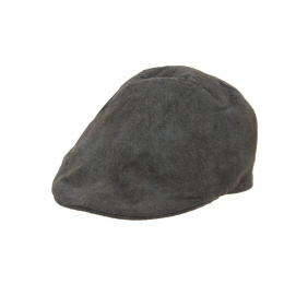 Ducky Leather Cap Chocolate - Aussie Apparel