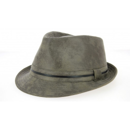 Grey Polyester Trilby Hat - Aussie Apparel