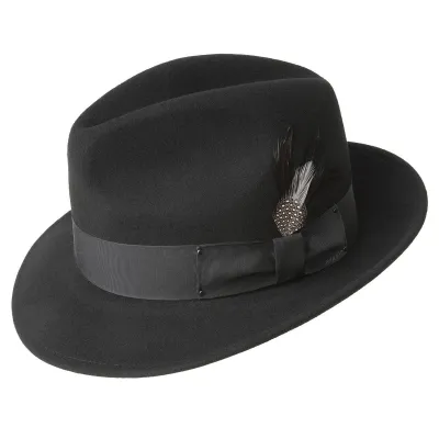 Black Blixen Fedora Hat-Bailey Reference: 9749 | Traclet Hat Shop