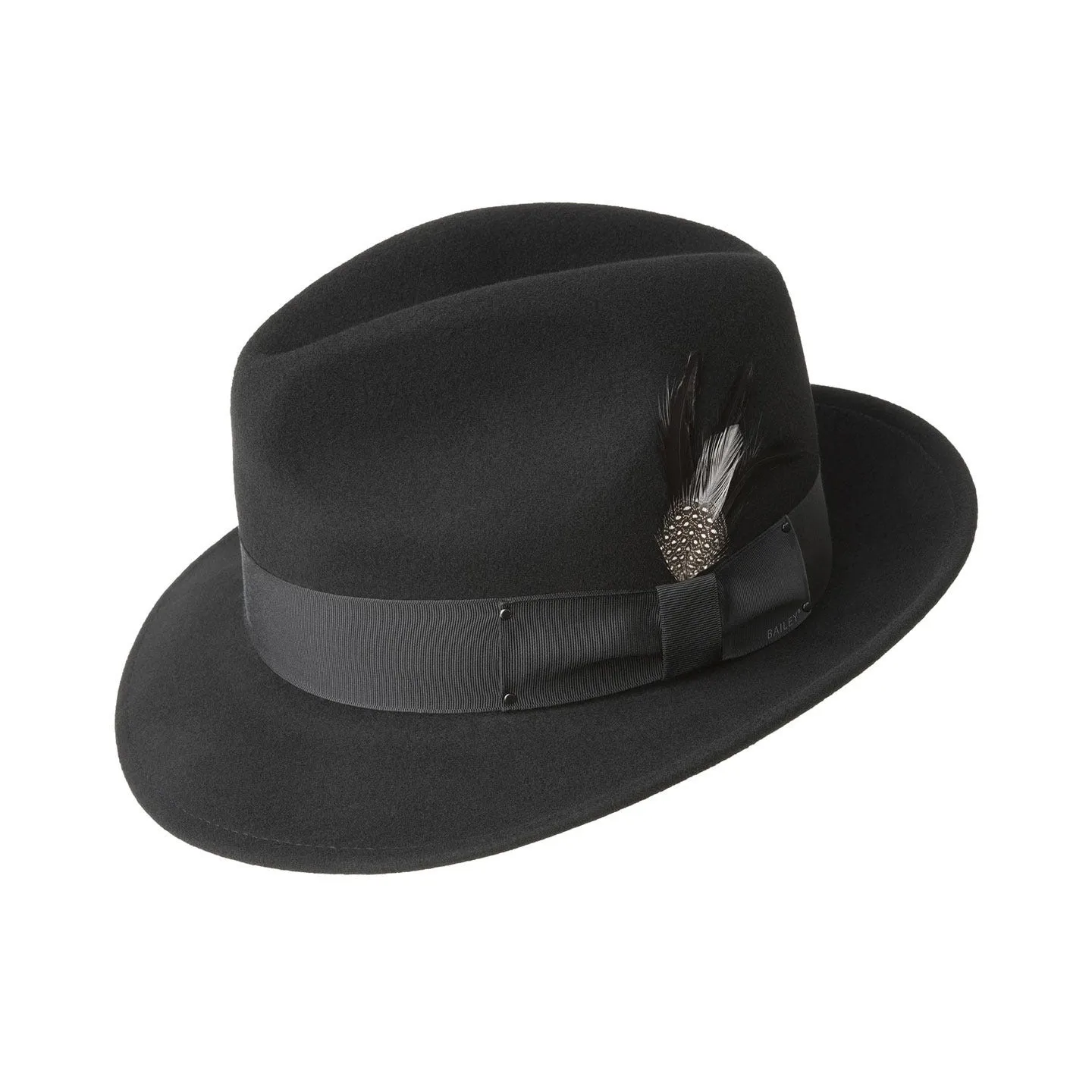 Chapeau Fedora Blixen Noir-Bailey