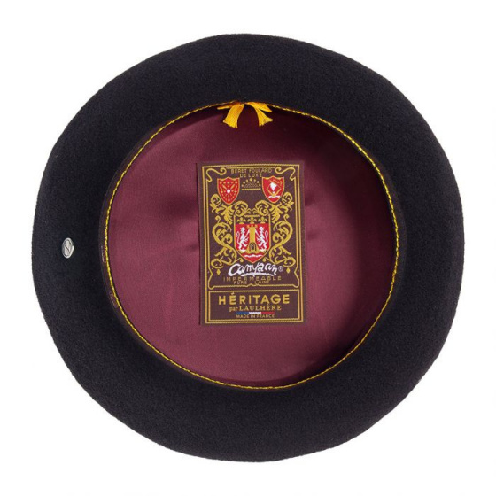 Campan Black Beret 10.5 Inches - Heritage by Laulhère