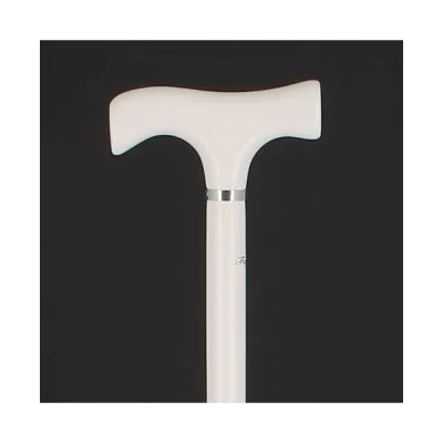 White crutch cane for visually impaired - Fayet Reference: 9756 | Chapellerie Traclet