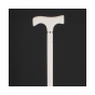 White Crutch Cane For Visually Impaired - Fayet