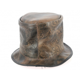 Hat Slash - High leather hat