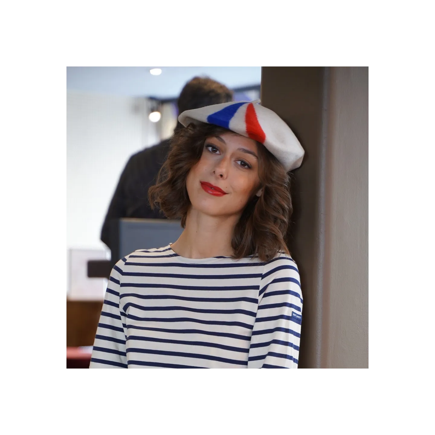 Béret Patriote Blanc Cassé- Le Béret Français