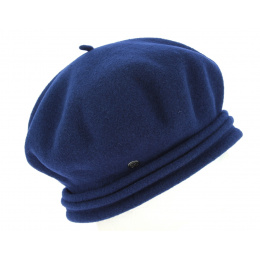 Chopin Heritage Beret by Laulhere - Navy Blue