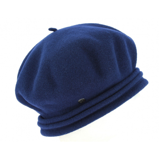 Chopin Heritage Beret by Laulhere - Navy Blue