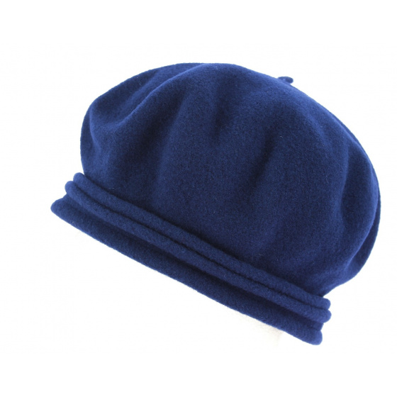 Beret Chopin Héritage par Laulhere - Bleu Nuit