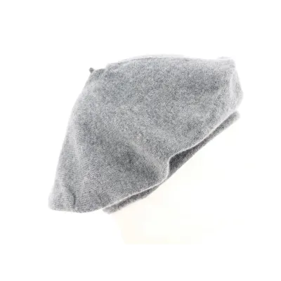 Black or Gray Cashmere Beret - Traclet Reference: 9764 | Traclet Hat Shop