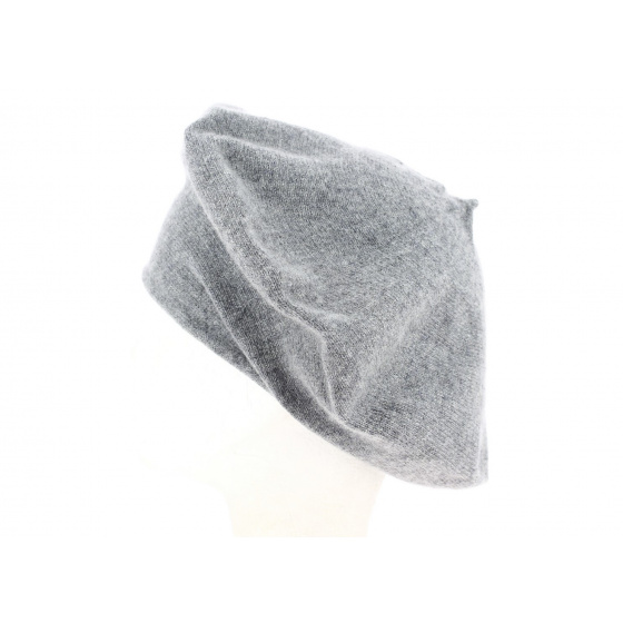 Black or Gray Cashmere Beret - Traclet Black or Gray Cashmere Beret - Traclet